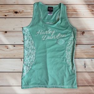HARLEY DAVIDSON Tank Top Mint Hd of Asheville Shirt